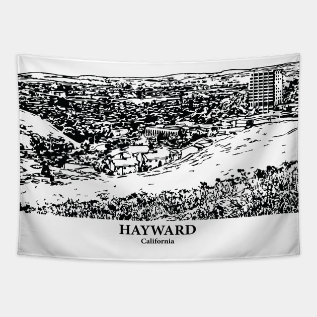 Hayward - California Tapestry by Lakeric