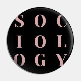 Sociology Pin