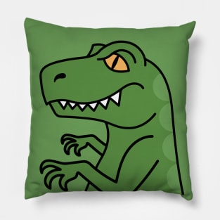 Cute Cartoon T-Rex Pillow