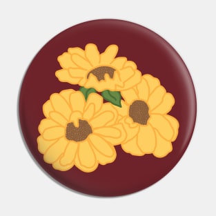 Sunflowers Pin