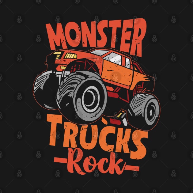 Monster Trucks Rock by The Night Owl's Atelier