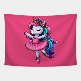 Ballet Unicorn Ballerina Tapestry