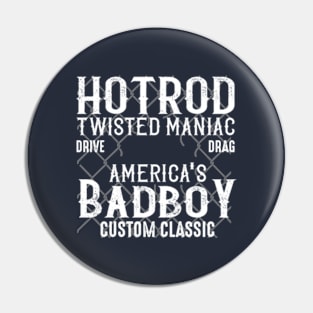 Gas Garage Bad Hotrod Pin