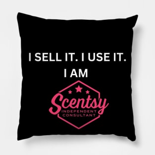 i sell it, i use it, i love it, i am Scentsy independent consultant, Scentsy Independent Pillow