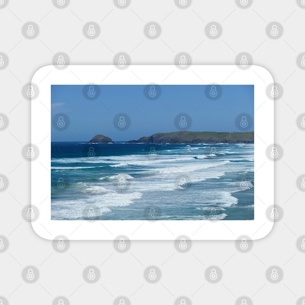 Perran Bay, Cornwall Magnet by Chris Petty