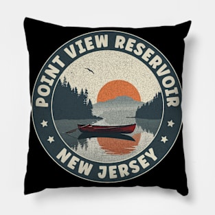 Point View Reservoir New Jersey Sunset Pillow