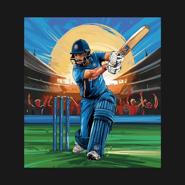 Virat Kohli Illustration by The MUM Stylex