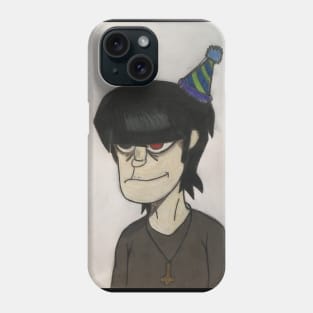 Murdoc in a party hat Phone Case