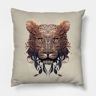 The Face of a Tiger Pillow