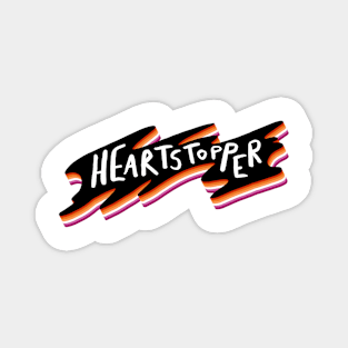 Heartstopper logo - lesbian pride Magnet