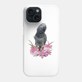 Loro gris Phone Case