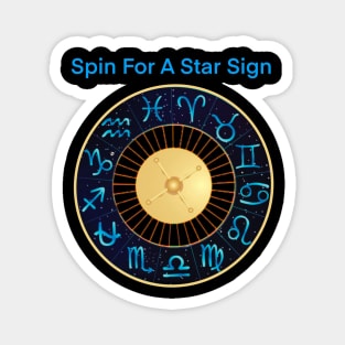 Star sign Roulette Magnet