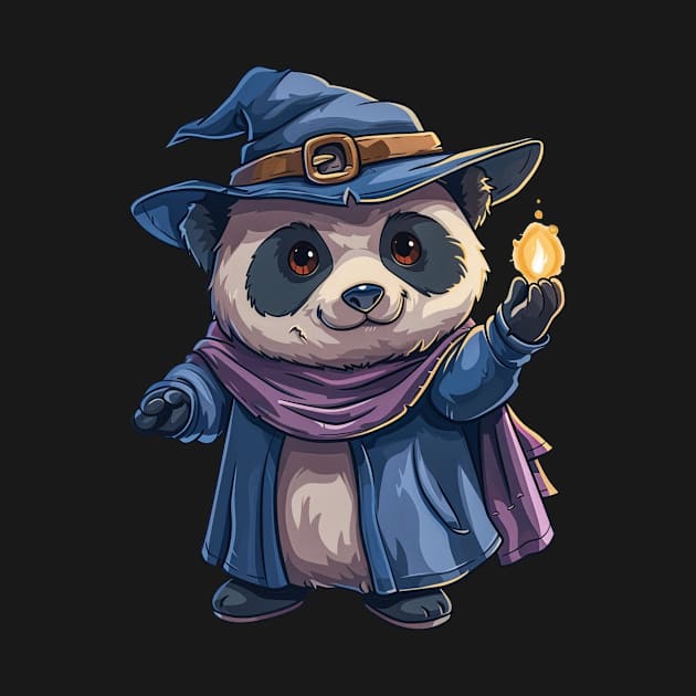 Panda Wizard - Panda Bear Japanese by Anassein.os