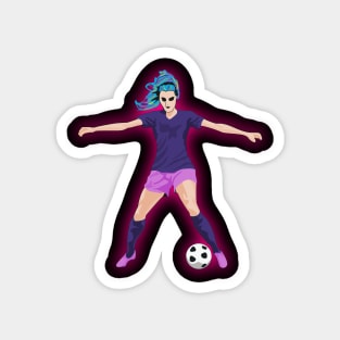 Women Football Magnet