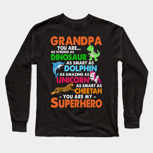 superhero grandpa shirt