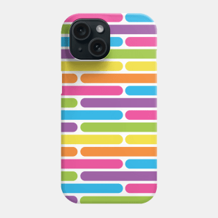 Colorful bars Back To School Pattern Phone Case