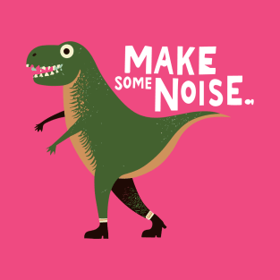 Make noise dino design T-Shirt