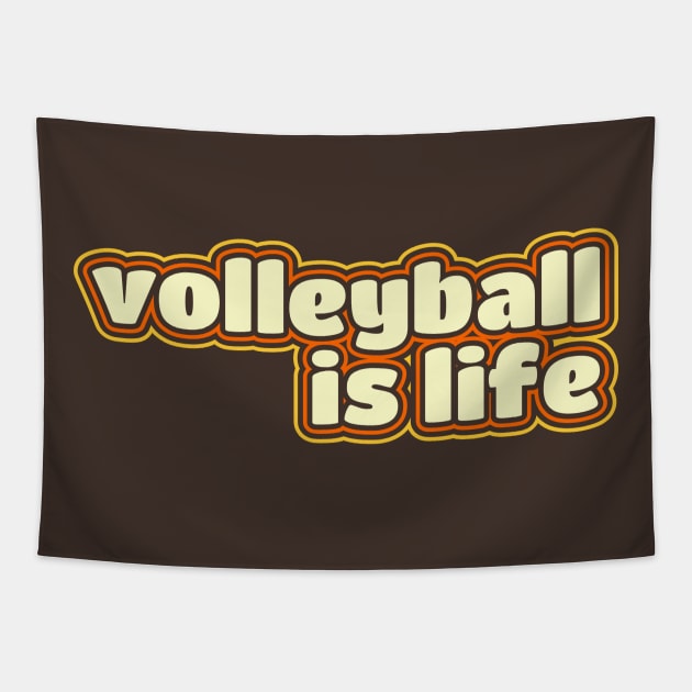 Volleyball Is Life Tapestry by KanysDenti