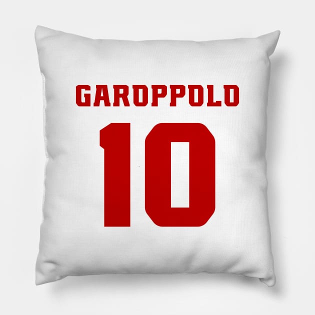 Jimmy Garoppolo San Francisco 49ers Pillow by Cabello's