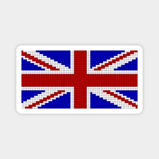 8 bit Union Jack Magnet