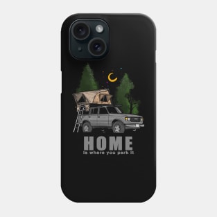 Grey Land Cruiser - Home is where you park it Land Cruiser Phone Case