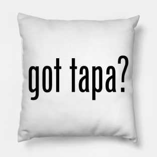 Got Tapa? Filipino Food Humor Design by AiReal Apparel Pillow