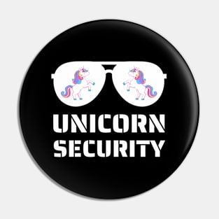 Halloween Dad Mom Daughter Unicorn Security Pin