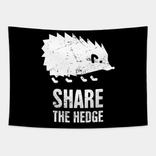 Share The Hedge | Funy Hedgehog Tapestry