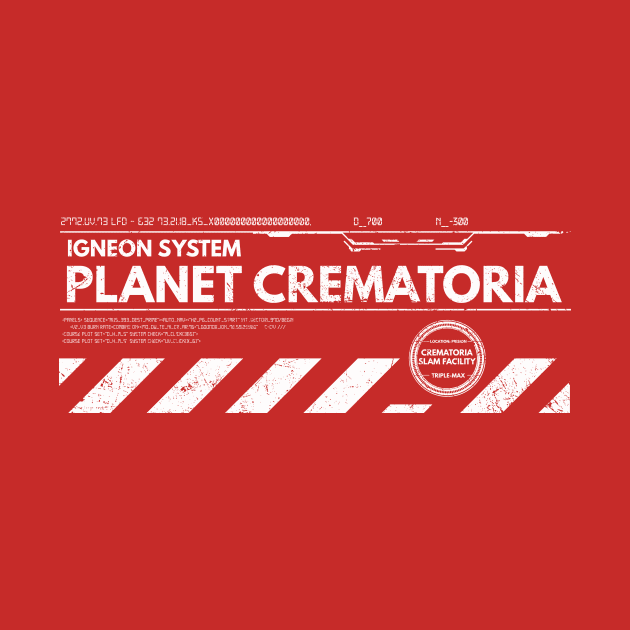 Riddick - Planet Crematoria (White) by TheUnseenPeril