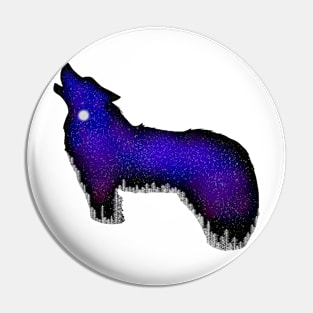 Space Wolf Pin