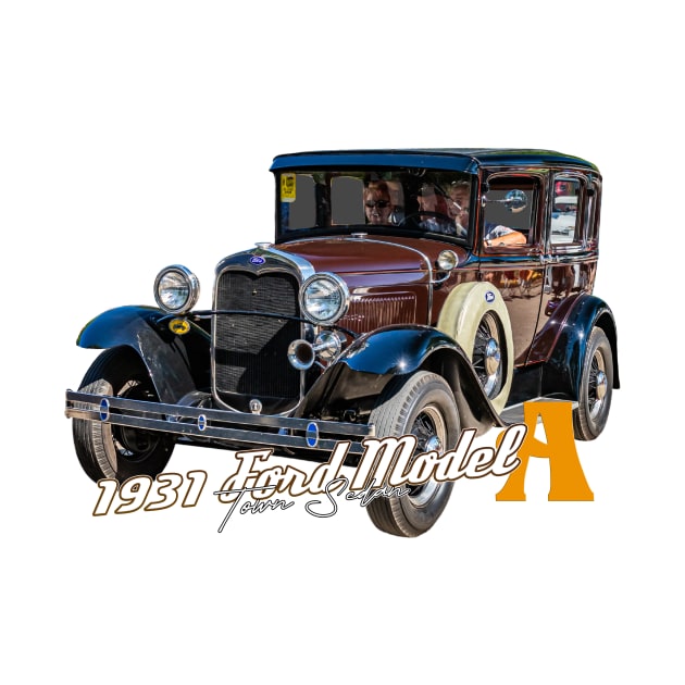 1931 Ford Model A Town Sedan by Gestalt Imagery