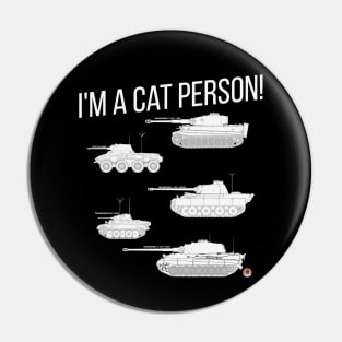 Im a cat person (5 German cats) Pin