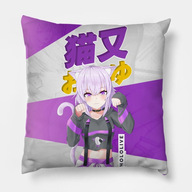 Hololive nekomata okayu Pillow by naderu