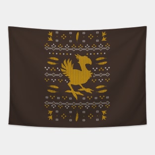 Chocobo Christmas Tapestry