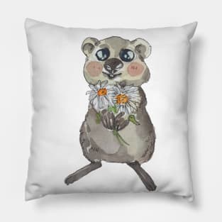 Happy Quokka Pillow