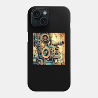 Steampunk Movie Camera Phone Case