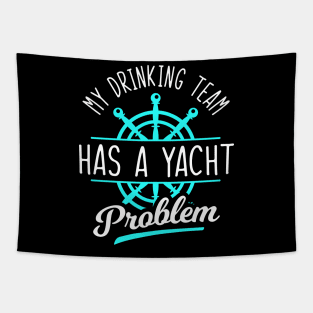 Drinking Team Yacht Tapestry