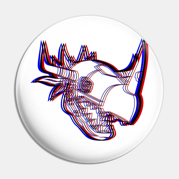 METAL GREYMON BICOLOR Pin by Napoleonico