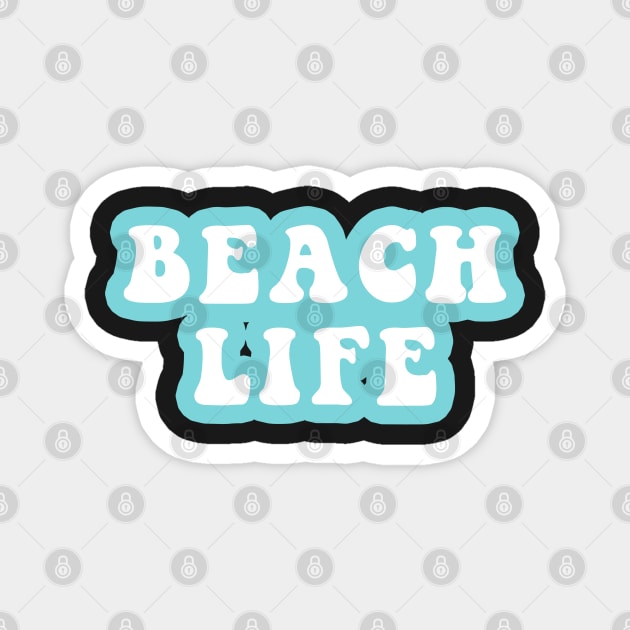 Beach Life Magnet by CityNoir