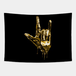 golden Hand 2 Tapestry