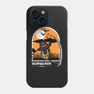 halloween scary evil pumpkin funny pumpkin head Phone Case