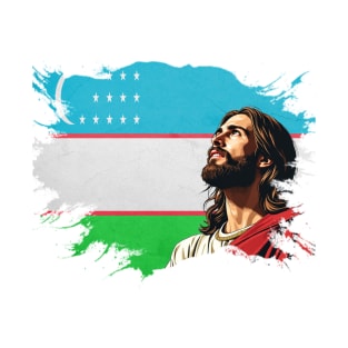 Uzbek Heritage Proud Christian T-Shirt