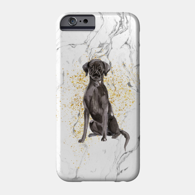 Black Lab Paw Prints And Marble Background Black Lab Phone