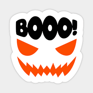 Boo Funny Ghost Halloween Magnet