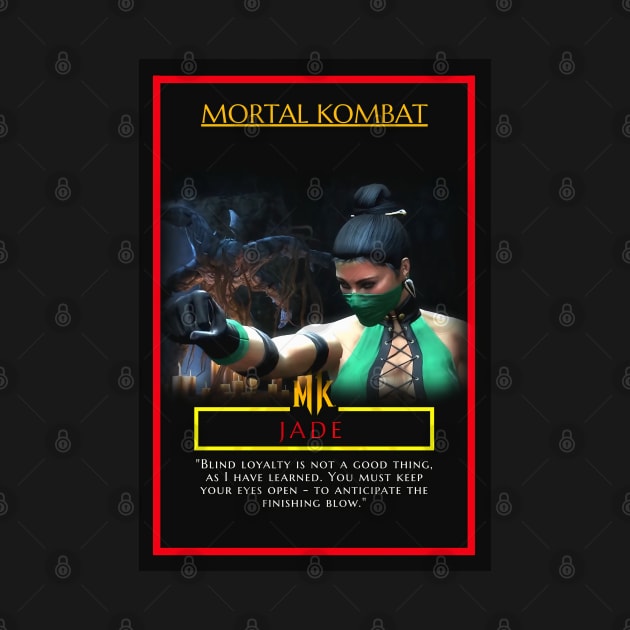 Jade Mortal Kombat Good Characters - Poster,T-shirts and more. by Semenov