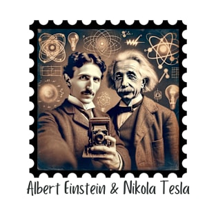 Einstein & Tesla Selfie T-Shirt