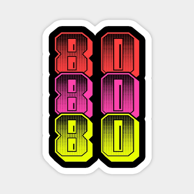 Eighties Vintage 80s Magnet by shirtsyoulike
