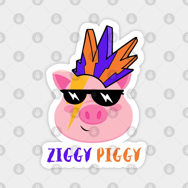 Ziggy Piggy Magnet by Unique Treats Designs