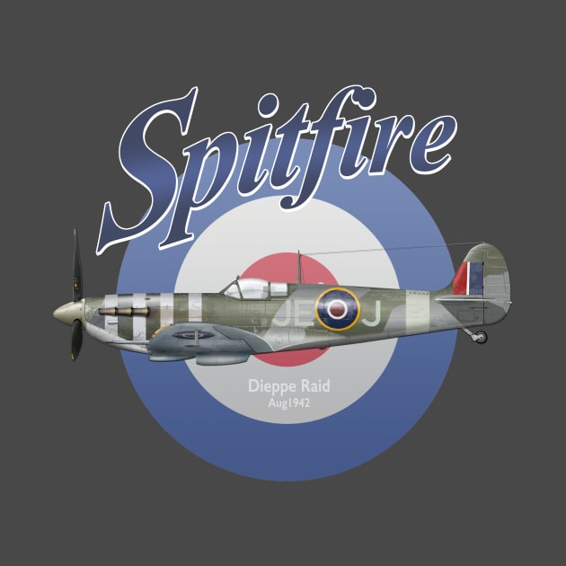 Spitfire Vb Dieppe Raid by Spyinthesky