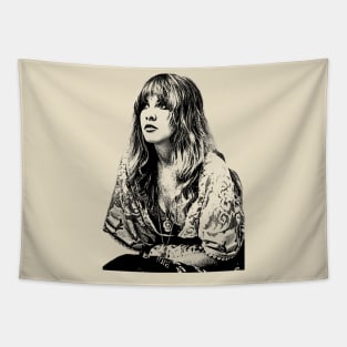 Stevie Nicks - 90's Vintage Drawings Tapestry